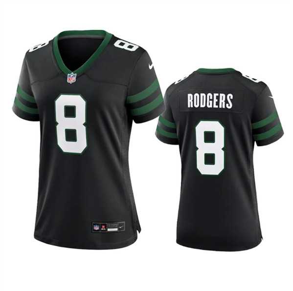 Women's New York Jets #8 Aaron Rodgers Black 2024 Stitched Jersey Dzhi,We sell and wholesale Women's New York Jets #8 Aaron Rodgers Black 2024 Stitched Jersey Dzhi on line form chian!